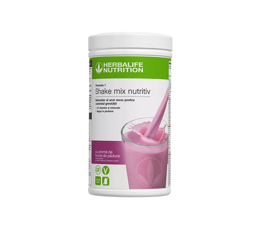 Herbalife Formula 1 Shake Mix Nutritiv Fructe de Pădure 550g