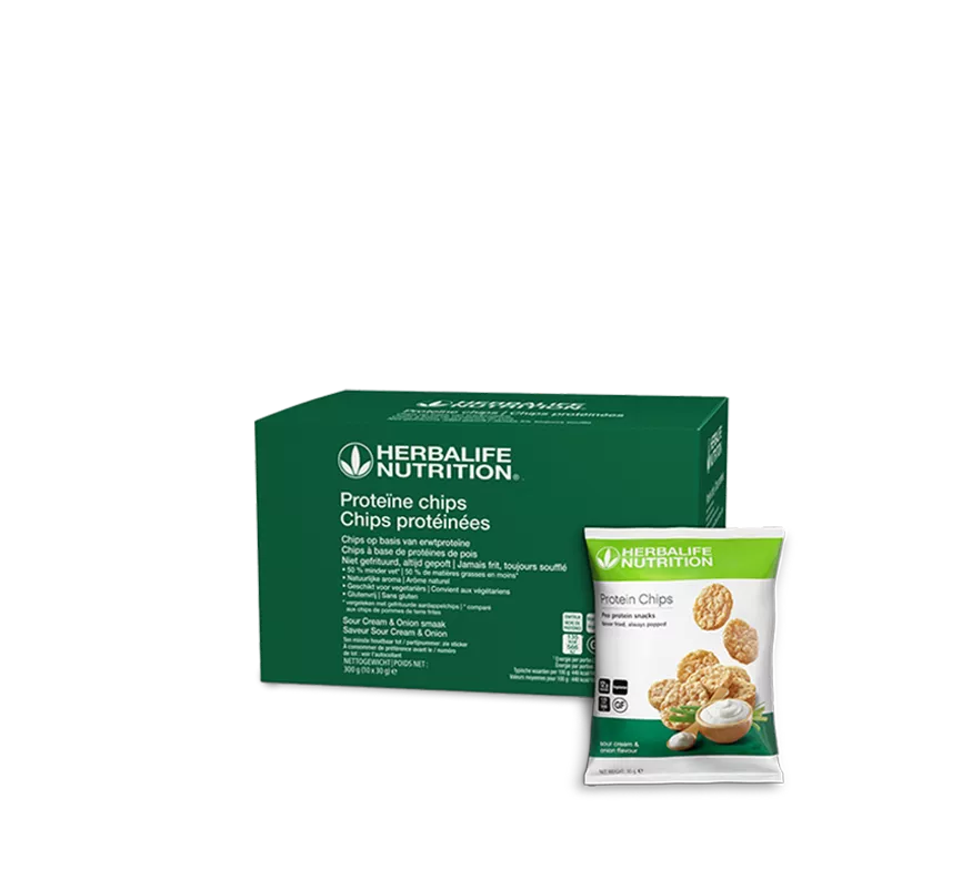 Herbalife Proteïne Chips Sour Cream and Onion 10x30g