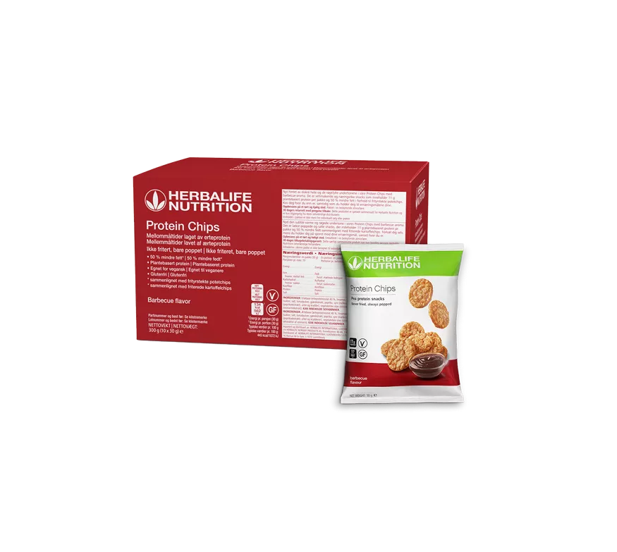Herbalife Protein Chips Barbecue 10x30g