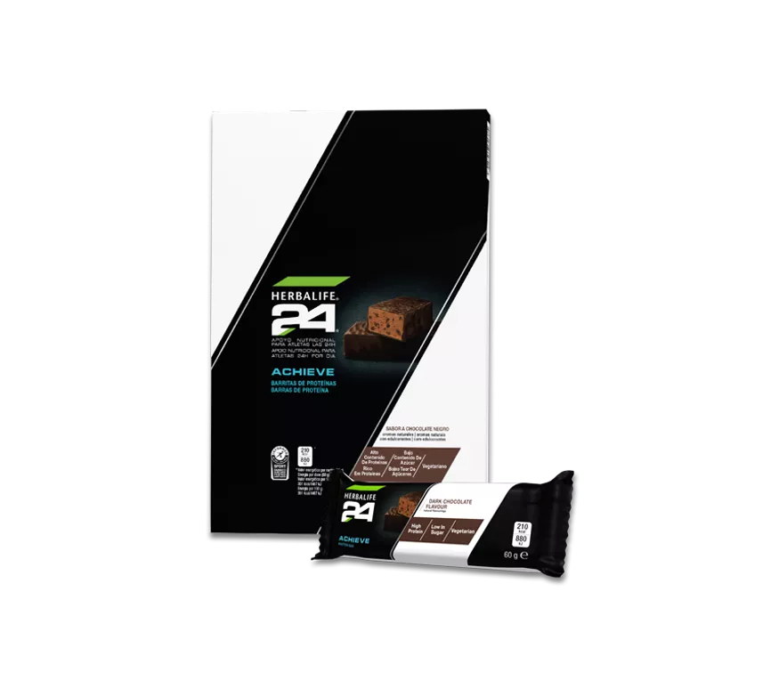 Barras de Proteína Achieve Herbalife24® Chocolate Negro 6x60g