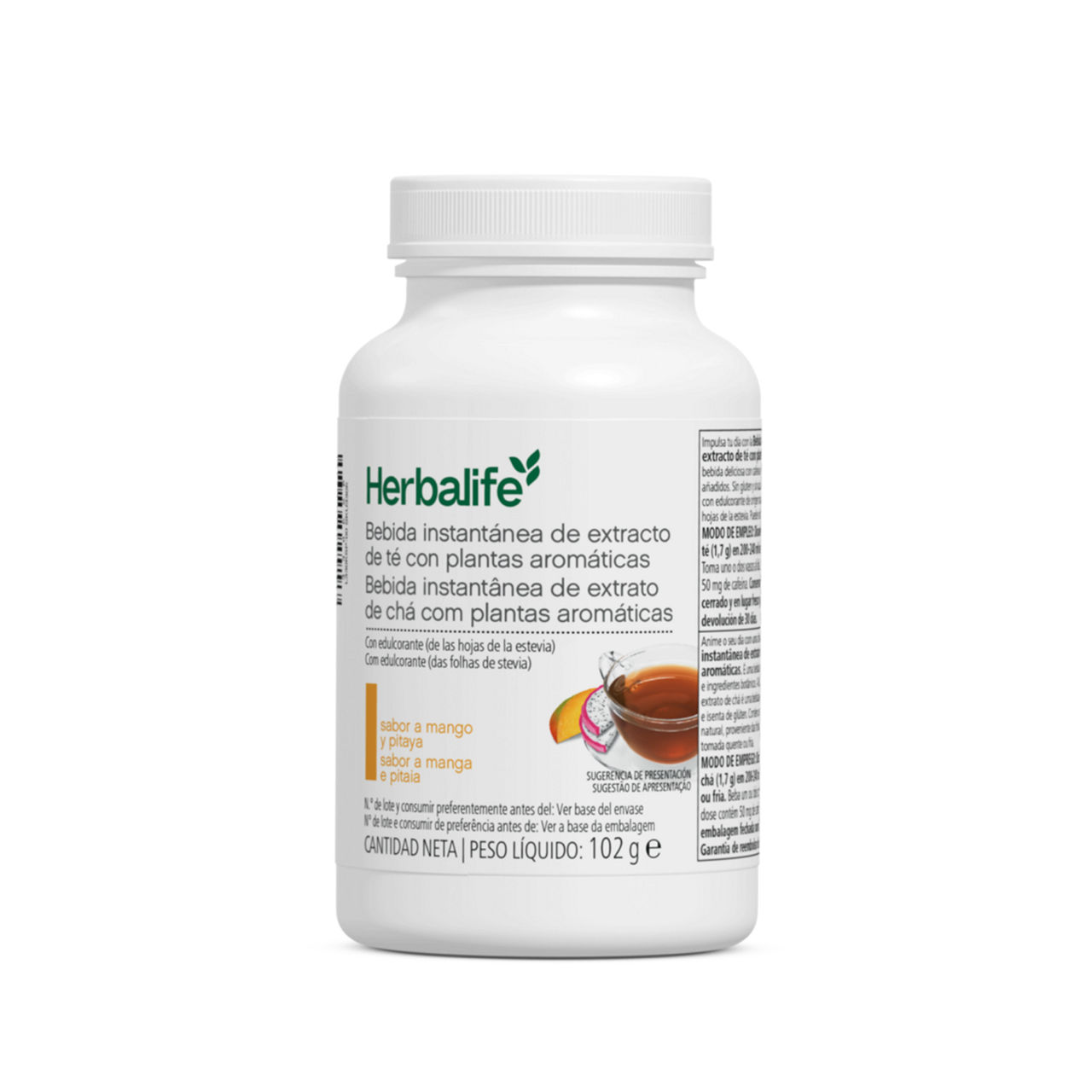 Bebida Instantânea de Extrato de Chá com Plantas Aromáticas