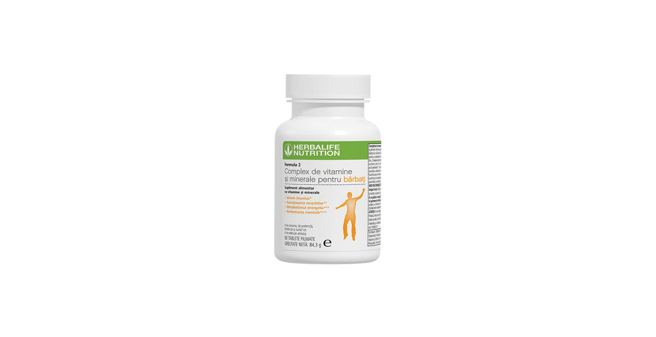 F2 COMPLEX DE VITAMINE ȘI MINERALE PENTRU BĂRBAȚI