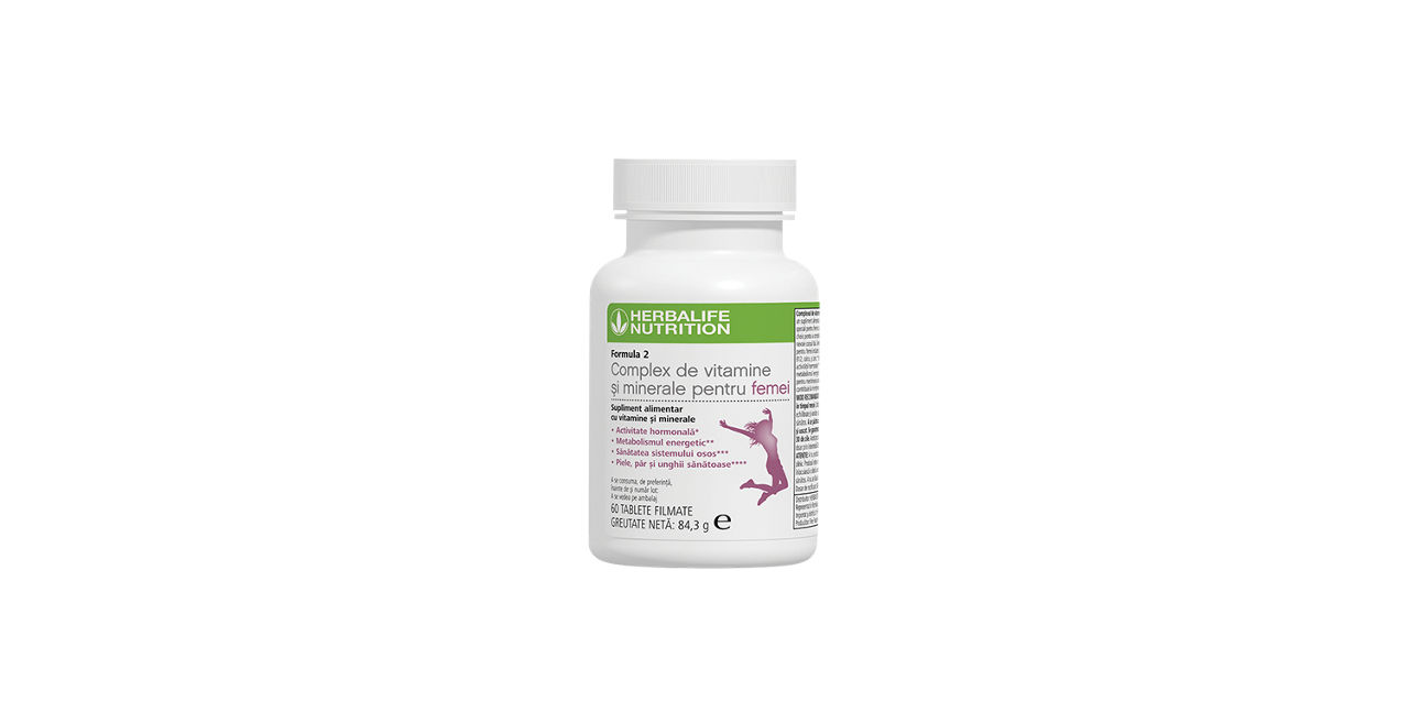 F2 COMPLEX DE VITAMINE ȘI MINERALE PENTRU FEMEI