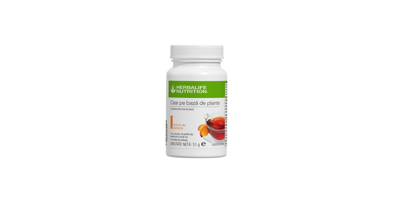 CEAI INSTANT PE BAZĂ DE PLANTE CU AROMĂ DE PIERSICĂ 51 G