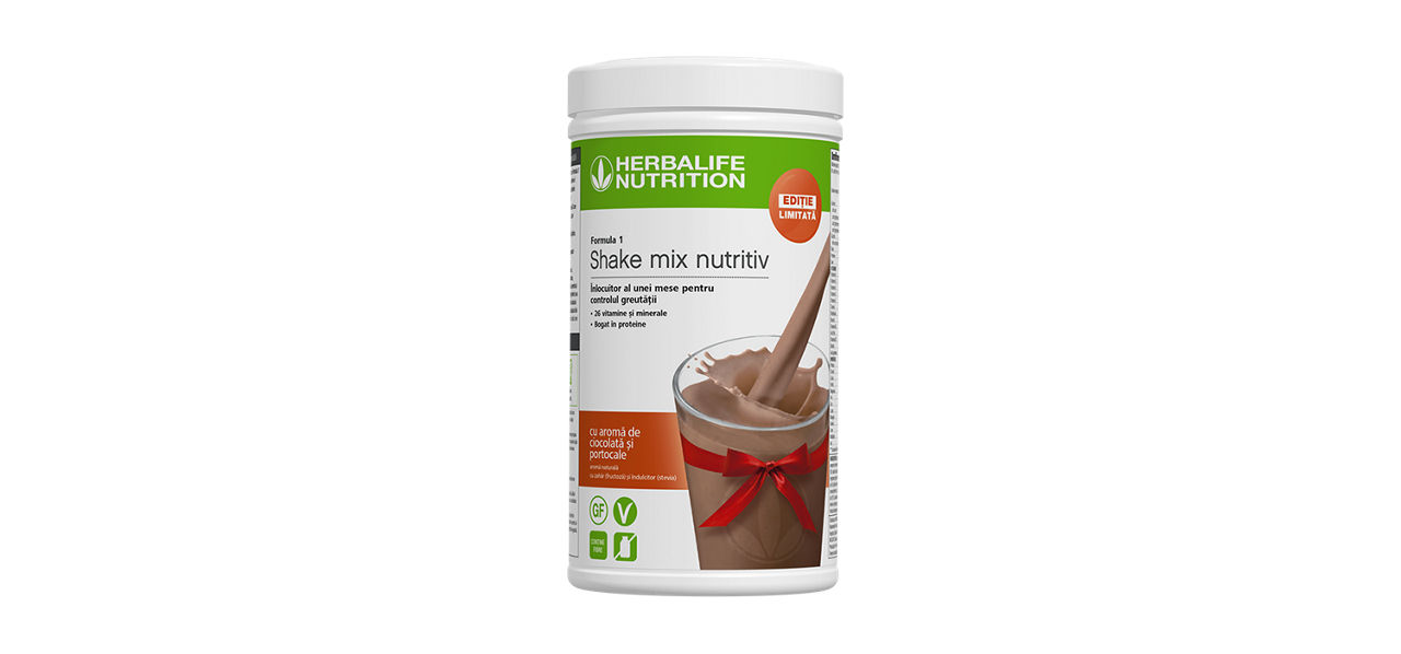 Formula 1 Shake Mix Nutritiv cu aromă de Ciocolată și Portocale