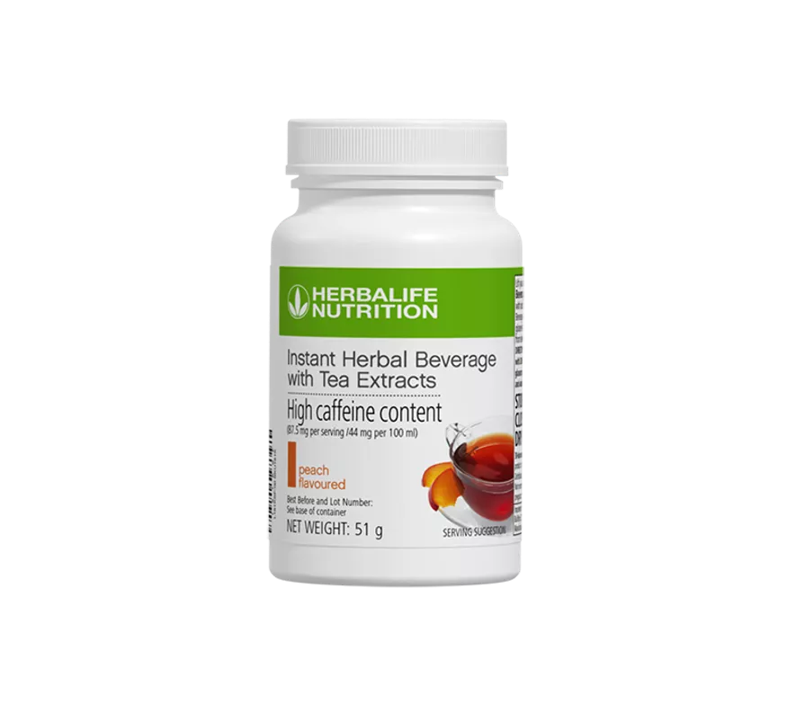 Herbalife Instant Herbal Beverage with Tea Extracts peach flavoured 51g