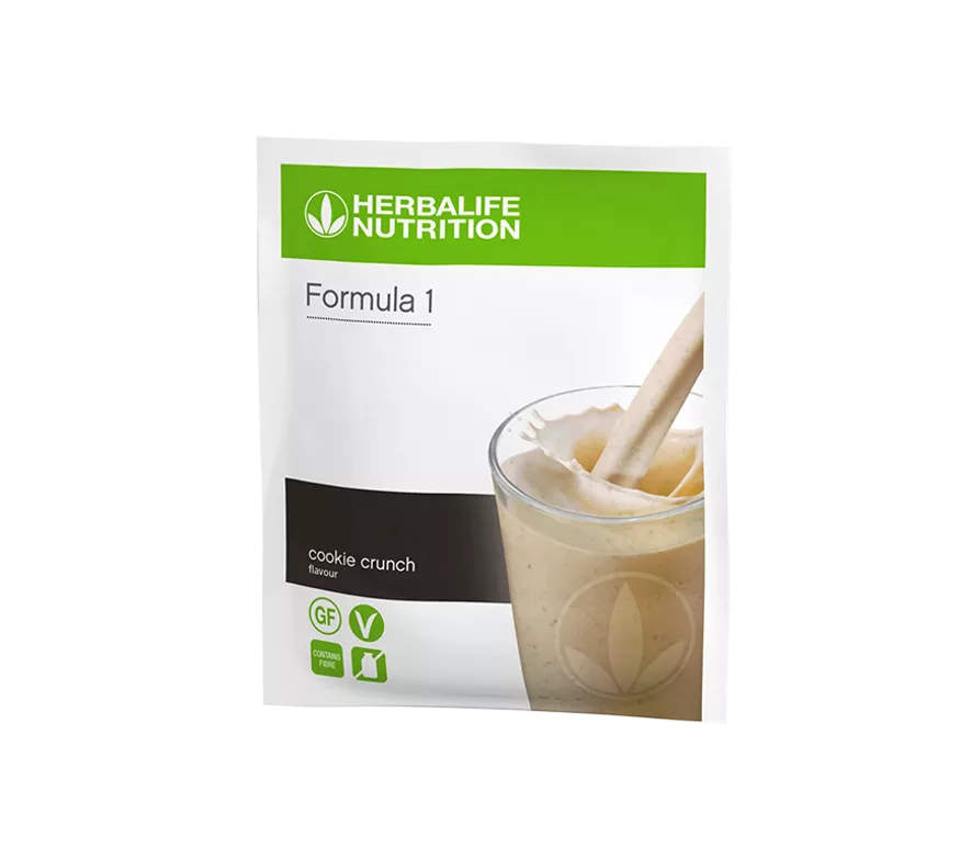 Herbalife Formula 1 Shake Mix Cookie Crunch Flavoured 7 x 26g