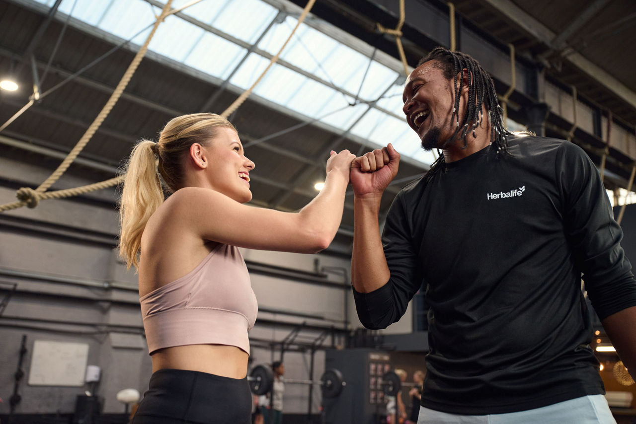 Couple at the gym