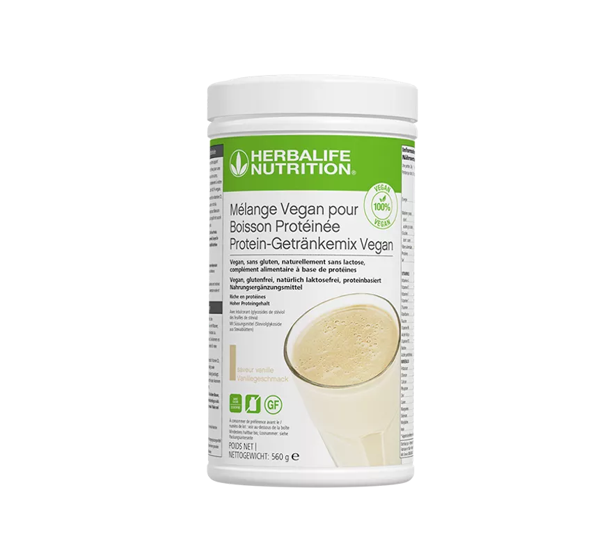 Herbalife Mélange Vegan pour boisson protéinée Vanille 560g 