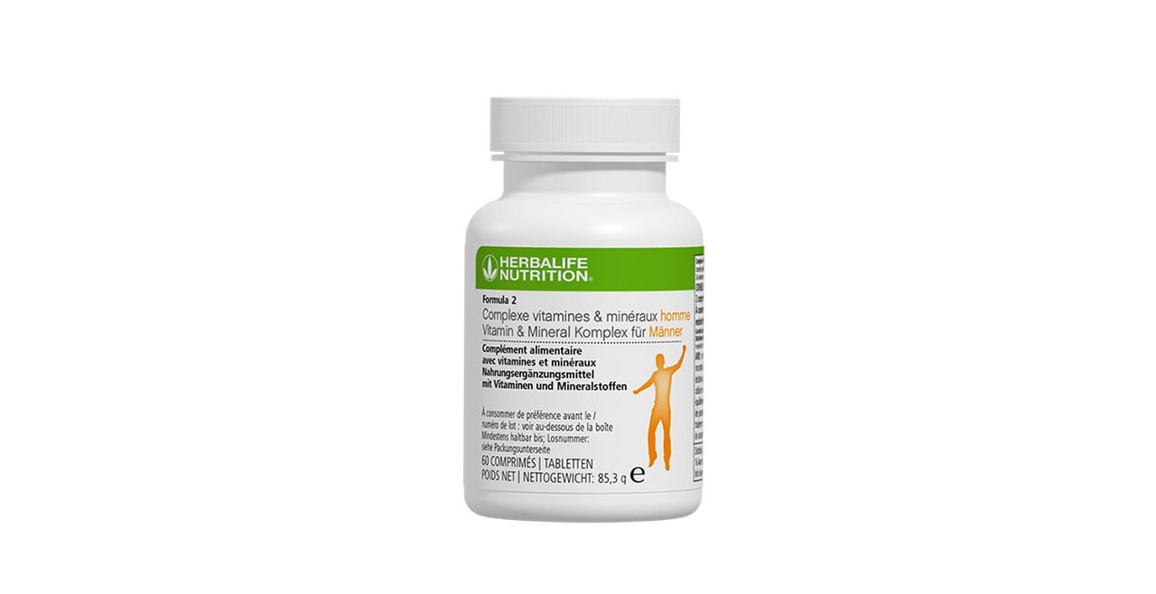 Formule 2 Complexe vitamines & minéraux homme