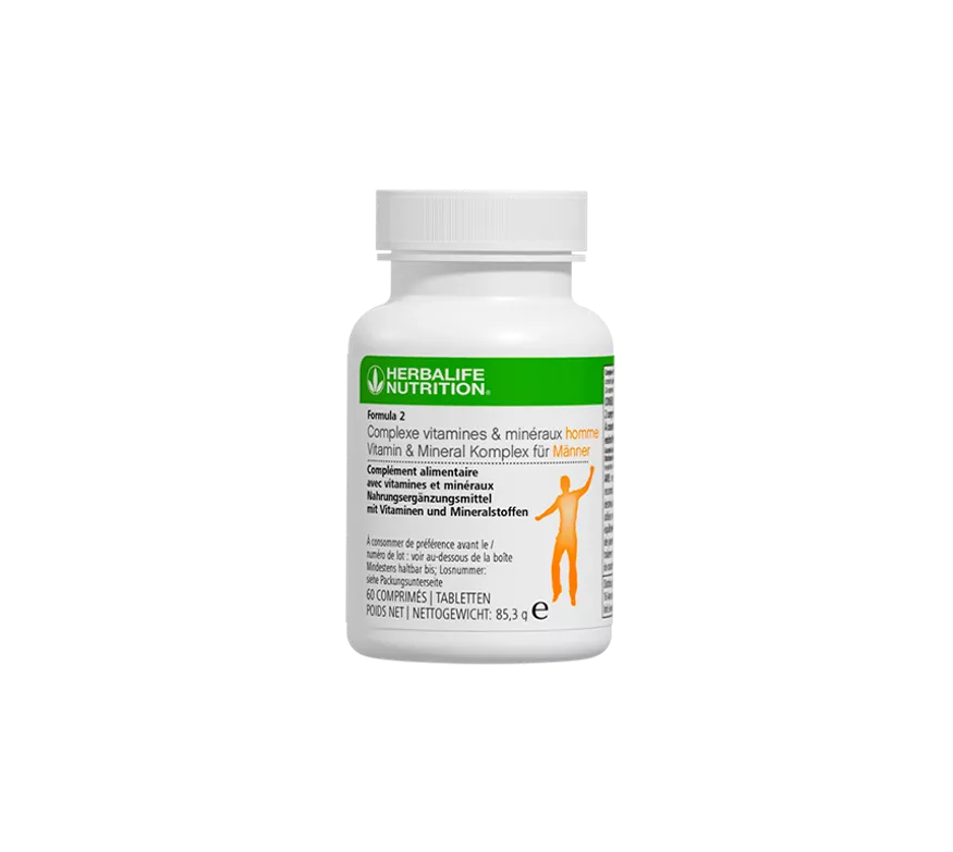 Herbalife Formule 2 Complexe vitamines & minéraux homme 60 Tablets 
