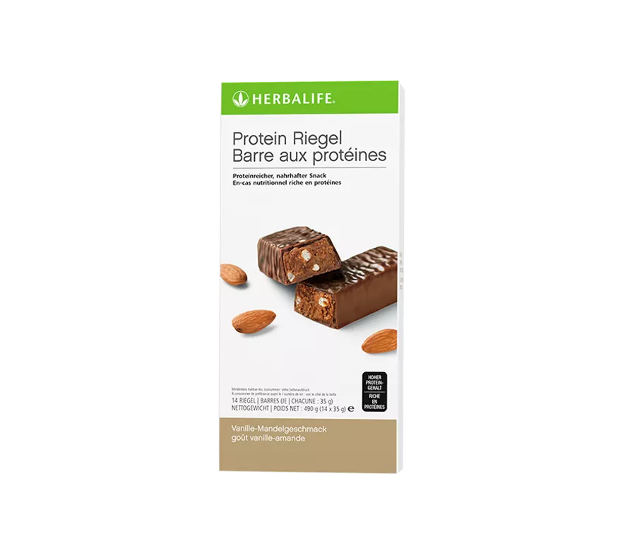 Herbalife Barre aux protéines Vanille amande 14 Bars 