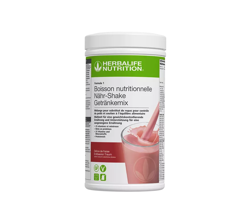 Herbalife Formula 1 Boisson nutritionnelle Délice de fraise 550g 