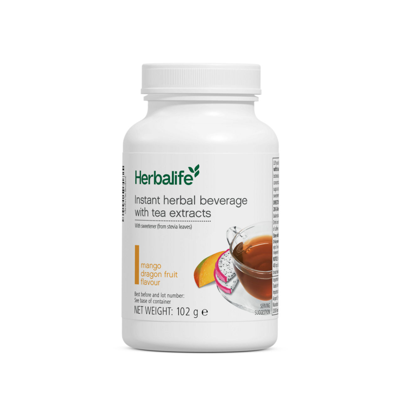 Instant-Kräutergetränk mit Tee-Extrakten Mango-Drachenfrucht, 60 Portionen