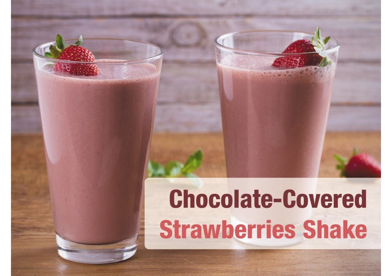 Chocolate-Covered Strawberries Shake