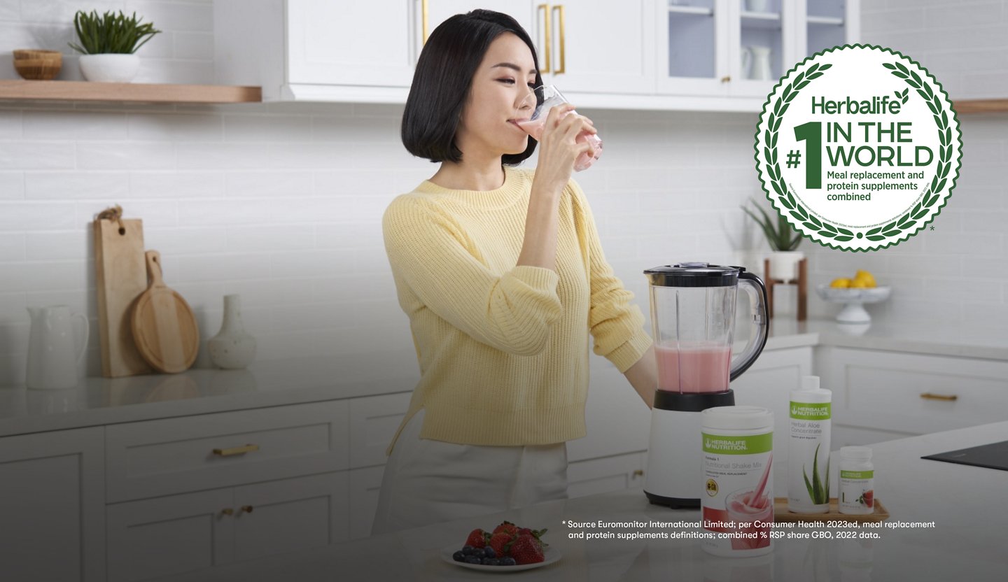 Asian Woman Healthy Breakfast