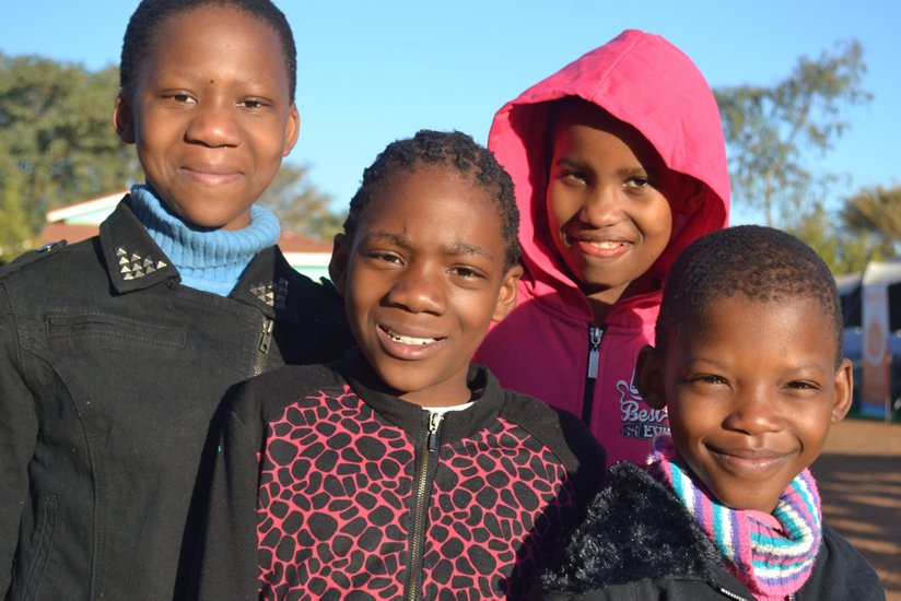Children smiling