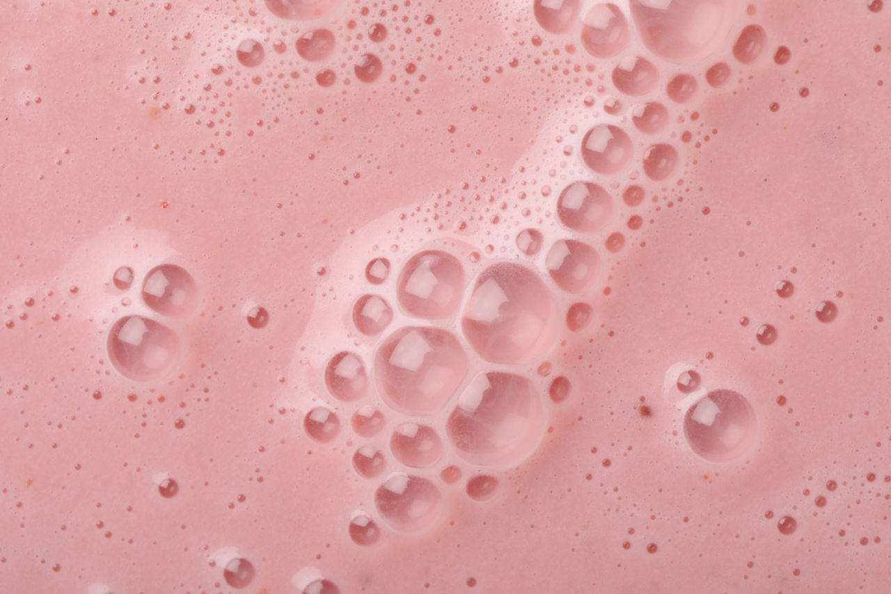 Strawberry shake texture