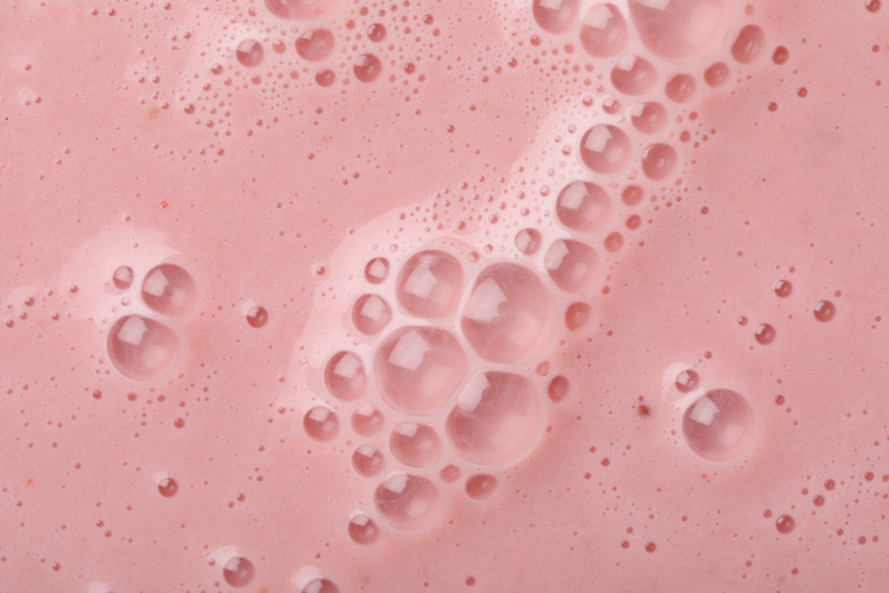 Strawberry shake texture