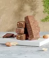 Barritas con proteína chocolate y cacahuete