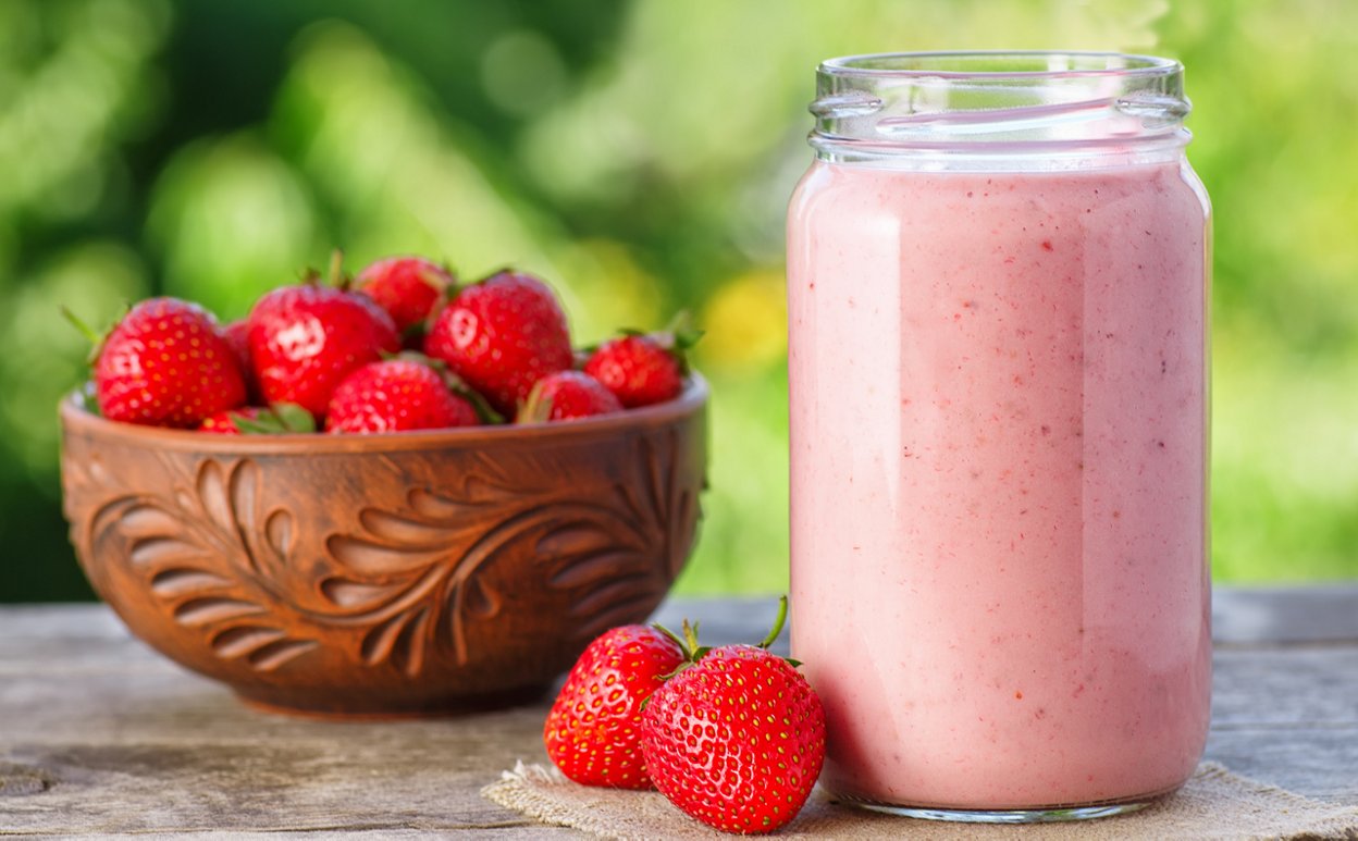 ​​Batido de frutos rojos y proteína​ 
