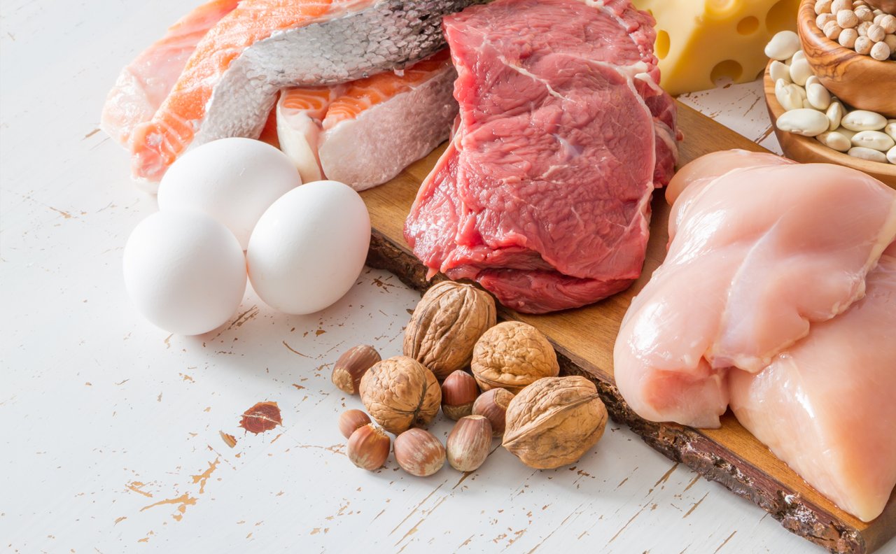 Diferentes tipos de proteínas