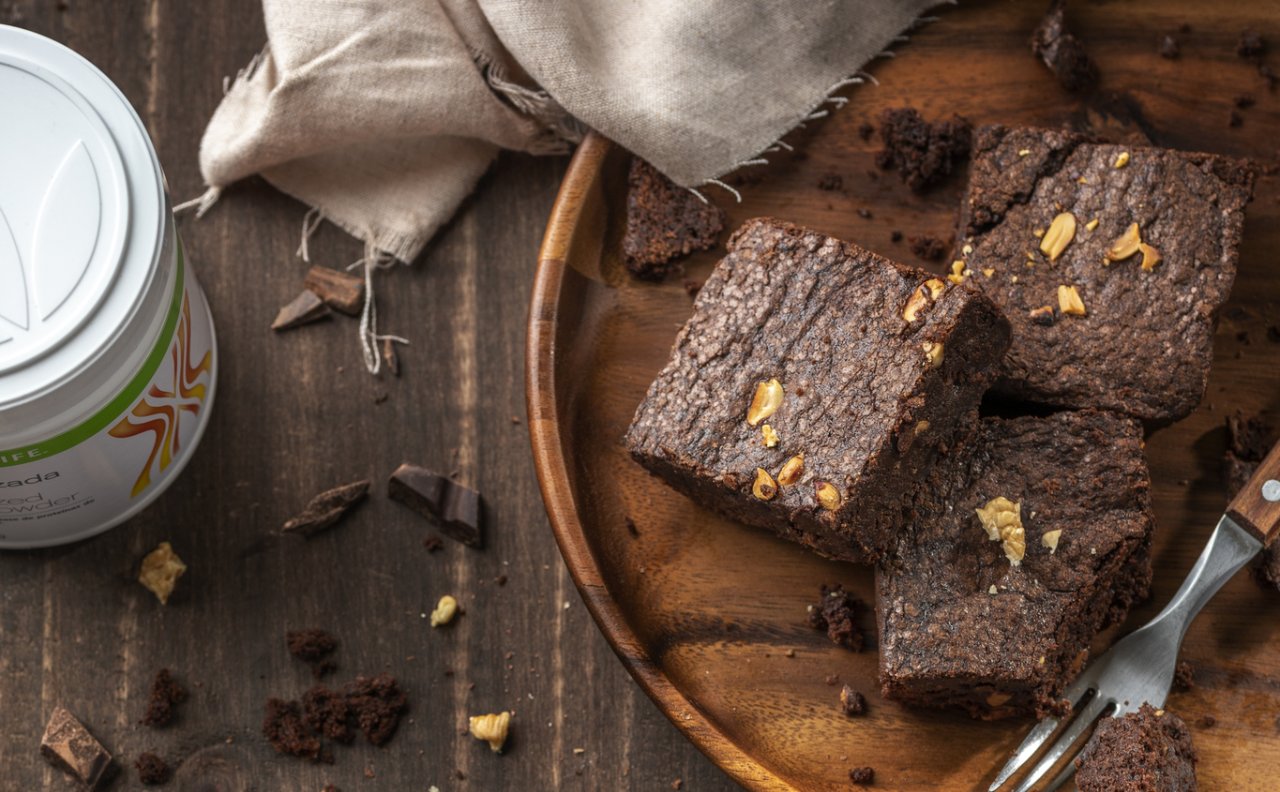 ​​Brownie con Crocante de Proteína