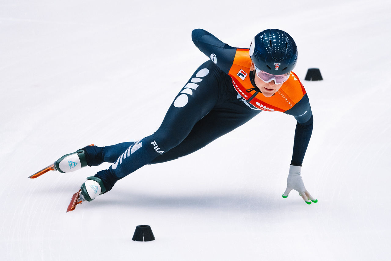 Wereldkampioen Xandra is een 22-jarige shorttrackster en maakt momenteel furore op het ijs