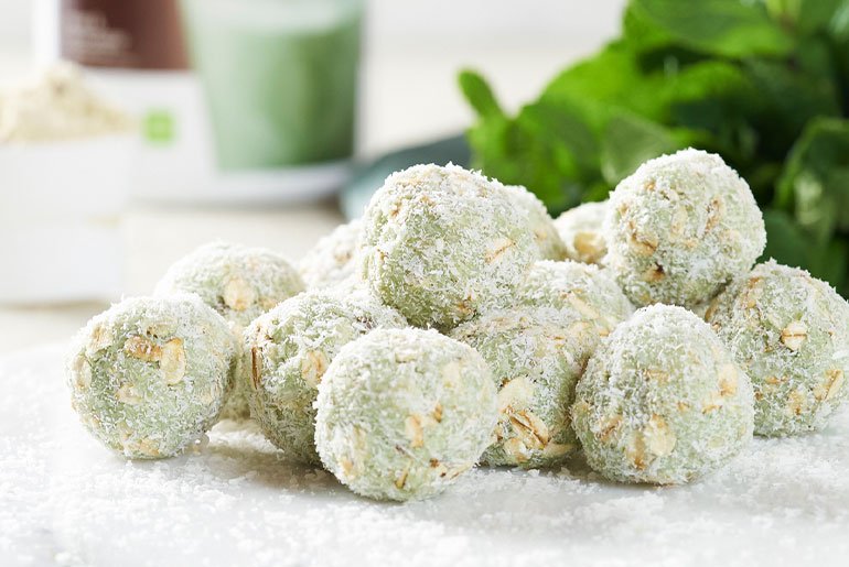 Recept fÃ¶r nyttig dessert med mint och chokladtryffel